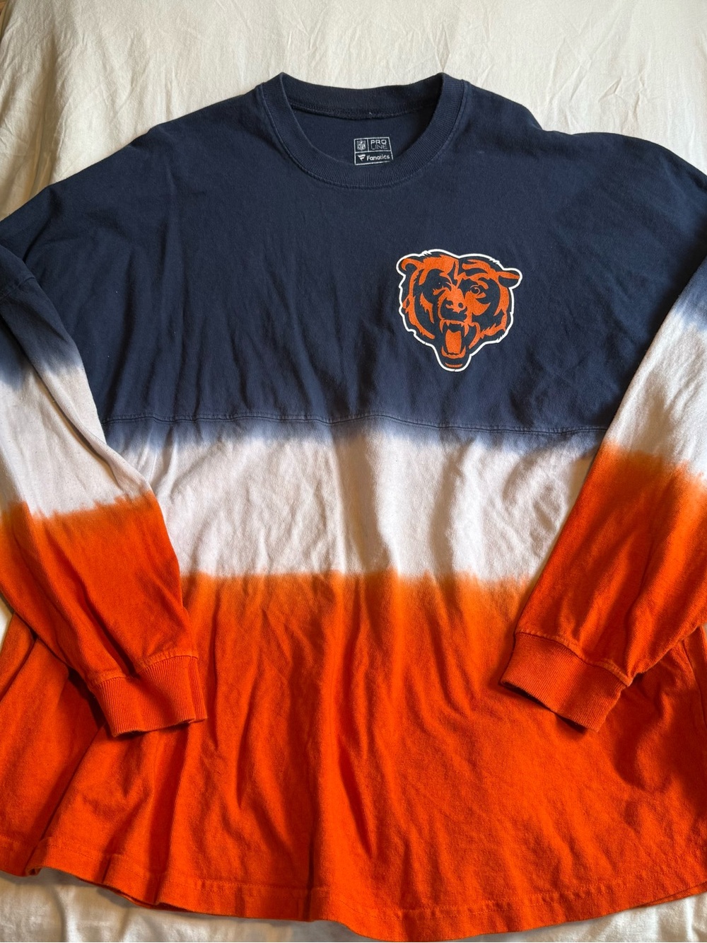 Chicago Bears Tie-Dye Long Sleeve Tee - Spirit Jersey